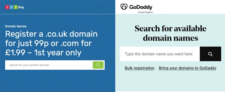 Purchasing a domain